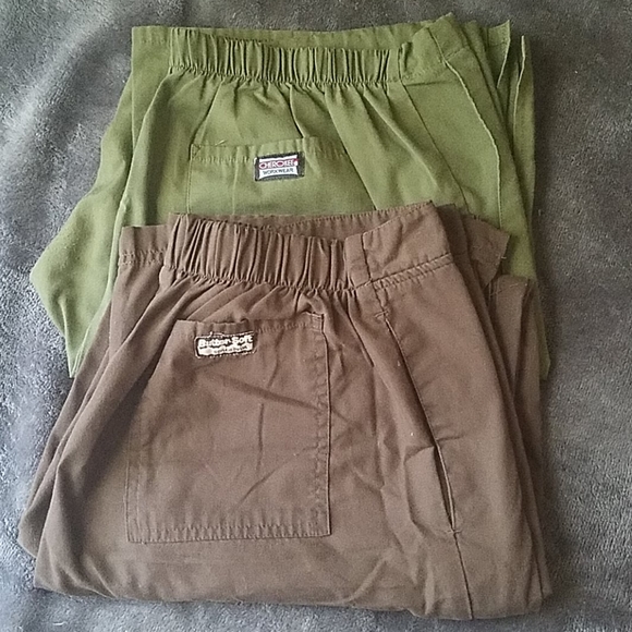 Set of 2 women's scrub pants LG - Picture 1 of 3